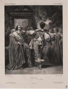 Letopisy Francie: Scéna z Frondy - Princ z Condé, 1829.