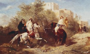 Arabští jezdci od Eugène Fromentin