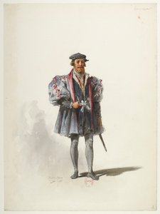 Btv1b84558104 07 - Saint-Saëns - Jindřich VIII - Modely kostýmů - Lacoste - 7. Seigneur od Eugene Lacoste