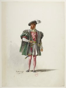 Btv1b84558104 54 - Saint-Saëns - Jindřich VIII - Maquettes de costumes - Lacoste - 54. Kostýmy od Eugene Lacoste