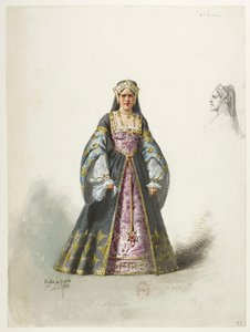 Btv1b84558104 61 - Saint-Saëns - Jindřich VIII - Maquettes de costumes - Lacoste - 61st Catherine