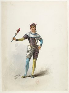 Saint -Saëns - Jindřich VIII - Modely kostýmů - Lacoste - 71. Královský blázen