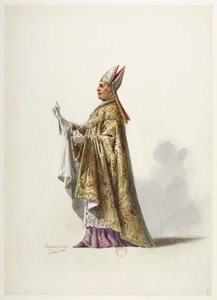 Saint -Saëns - Jindřich VIII - Modely kostýmů - Lacoste - 8. Kostým