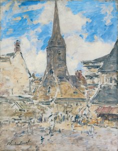 Kotava: "Biot ke Sainte-Catherine uja koe Honfleur (trutca ke Boudin)"
Francouzsky: Le Clocher de Sainte-Catherine, Honfleur od Eugene Louis Boudin