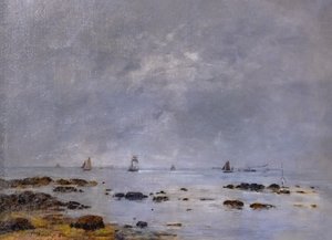 Marine - klid od Eugene Louis Boudin