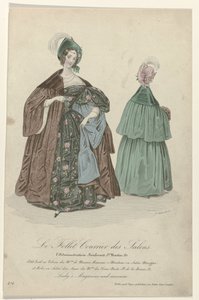 Le Follet Courrier des Salons, Dámský časopis a muzeum, 1835-1836, č. 474: Malý sametový okraj (...) od Eugène Mondain