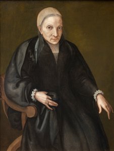 Portrét umělcovy tchyně od Europa Anguissola