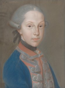 Portrét mladého muže v uniformě od European 18th Century