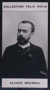 Alfred Bruneau (1857) (černobílá fotografie) od European Photographer