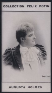 Augusta Holmes (1850-1902) (černobílá fotografie) od European Photographer