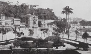 Brazílie: Praca Cabral, Rio (čb fotografie) od European Photographer