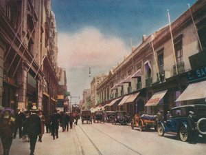 Ahumada Street, Santiago, Chile (foto) od European Photographer