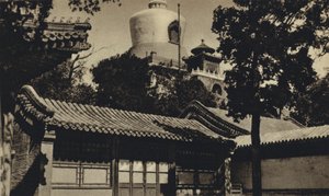 Čína, Peking, Lahvová pagoda (čb fotografie) od European Photographer