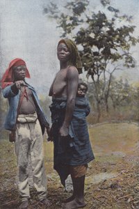 Žena Nesoucí Své Dítě od European Photographer