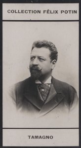 Francesco Tamagno (1850) (černobílá fotografie) od European Photographer