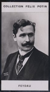 Georges Feydeau (1863) (černobílá fotografie) od European Photographer