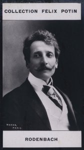 Georges Rodenbach (1855-1899) (černobílá fotografie) od European Photographer