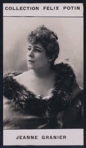 Jeanne Granier (1852) (černobílá fotografie) od European Photographer