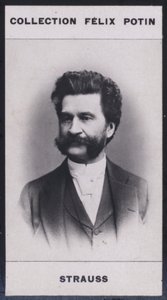 Johann Strauss (1825-1899) (černobílá fotografie) od European Photographer
