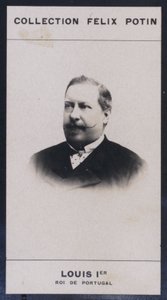 Ludvík I., portugalský král (1838-1889) (černobílá fotografie) od European Photographer