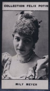 Madame Emilie Mily-Meyer (1860) (černobílá fotografie) od European Photographer