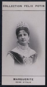 Marguerite, vdova královna Itálie (1851) (černobílá fotografie) od European Photographer