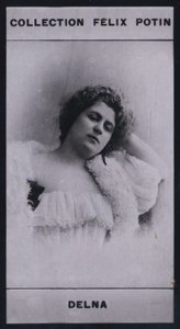 Marie Delna (1875) (černobílá fotografie) od European Photographer