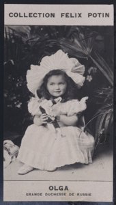 Olga, velkokněžna Ruska (1895) (černobílá fotografie) od European Photographer