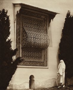 Sidi-Bou-Said, harémové okno (černobílá fotografie) od European Photographer