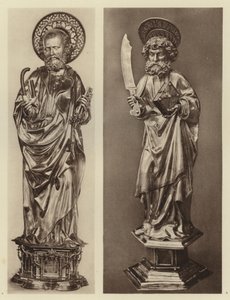 Slovo v Norimberku, sv. Bartoloměj; Cáchy, St. Petr (č/b foto) od European Photographer