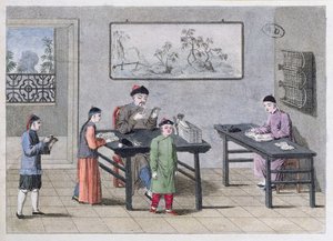 Čínská škola, kolem roku 1810 od European School