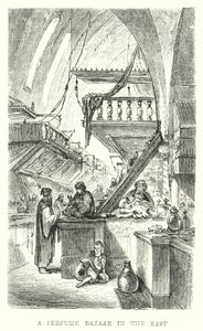 Parfémový bazar na východě (rytina) od European School