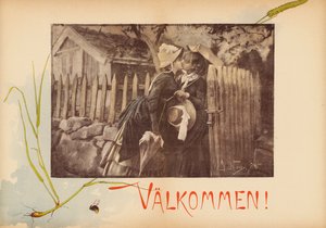 Polibek na uvítanou (barevná litografie) od European School