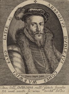 Ambrose Dudley, 3. hrabě z Warwicku (rytina) od European School
