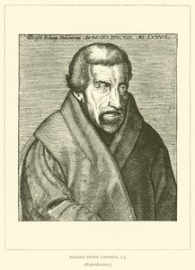 Blahoslavený Peter Canisius, SJ (rytina) od European School