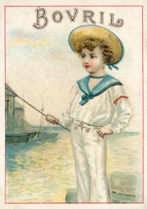 Chlapec v námořnickém obleku (chromolitho) od European School