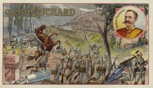 Britský generál Sir William Penn Symons smrtelně zraněn v bitvě u Glencoe, búrská válka, 20. října 1899 od European School