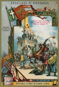 Carroccio na bojišti doby Fridricha I. Barbarossy, 12. století od European School
