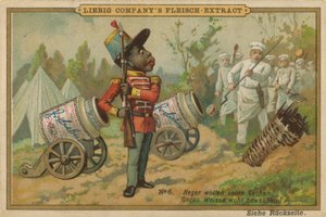 Cartoon African Guards Leibig Meat Extract Canon od European School