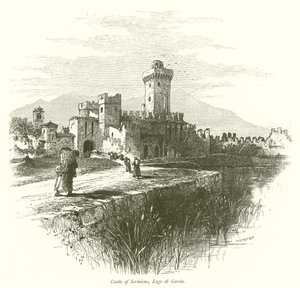 Hrad Sermione, Lago di Garda (rytina) od European School