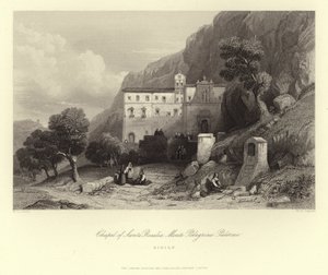 Kaple Santa Rosalia, Monte Pellegrino, Palermo, Sicílie, Itálie od European School