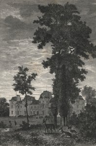 Chateau De M. M. Pereire At Armainvilliers (rytina) od European School