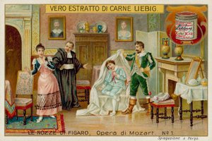 Cherubino, hrabě, Susannah a Basilio od European School