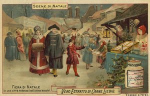 Vánoční jarmark v německém městě od European School