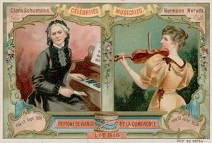 Clara Schumann a Wilma Neruda od European School