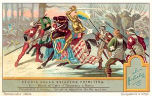 Smrt Karla Smělého v bitvě u Nancy, 1477 od European School