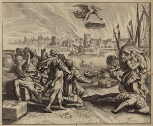 Doom of Babylon (rytina) od European School