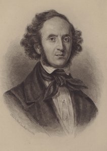 Felix Mendelssohn-Bartholdy (rytina) od European School