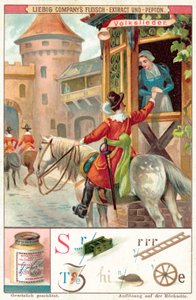Lidová píseň (chromolitho) od European School