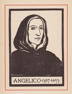 Fra Angelico, italský renesanční umělec (litografie) od European School